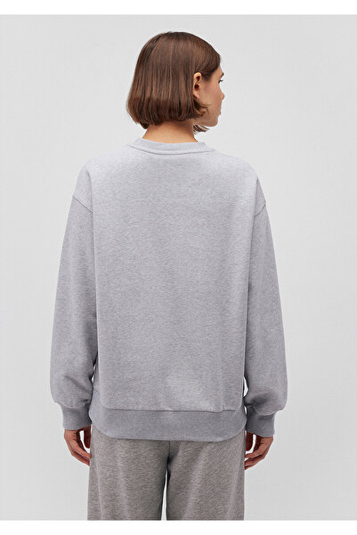 Mavi Mv Logo Printed Gray Sweatshirt 1S10147-80196