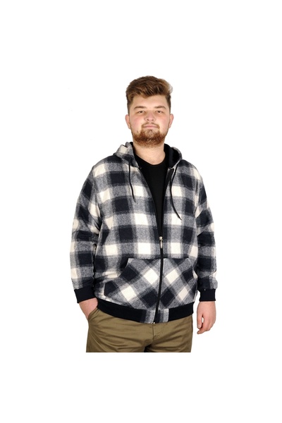 ModeXL Чоловічий світшот - Mode XL, великий розмір, з капюшоном, синій 20579