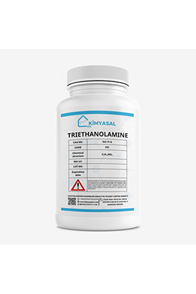 KİMYASAL EVİ Trietanolamin-triethanol Amine Tea Hammadde 500 gr
