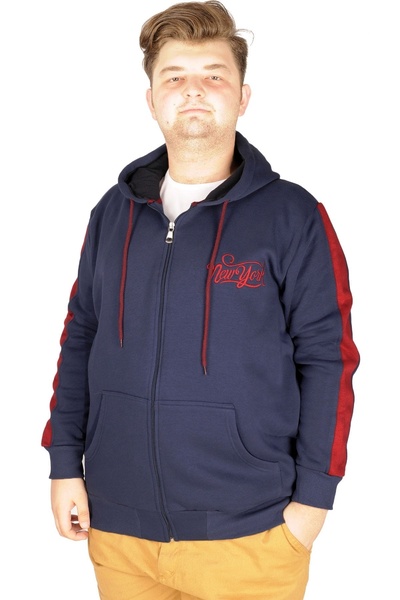 ModeXL Mode Xl Великий розмір Чоловічий світшот Vintage Newyork 21504 Indigo