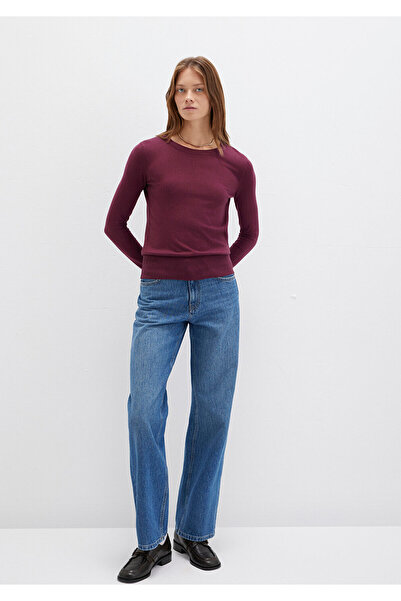 Mavi Crew Neck Claret Red Sweater Slim Fit / Slim Fit 1710510 -70415