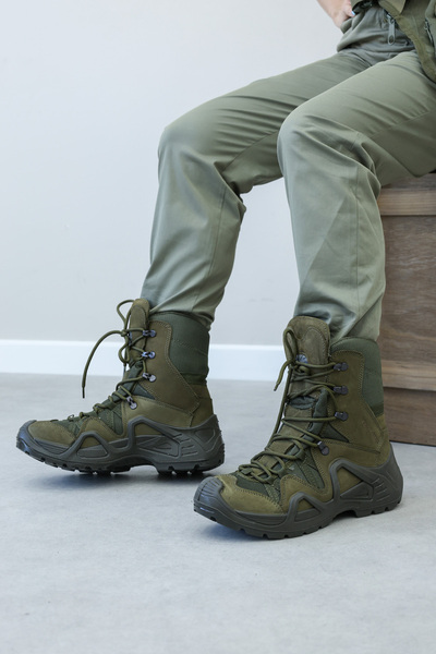 FAST STEP Pánské outdoorové boty z pravé kůže 117SMA1490