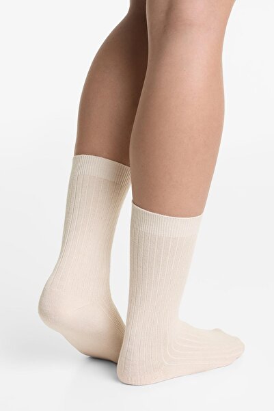 Oysho Modal blend classic socks with 13% cashmere