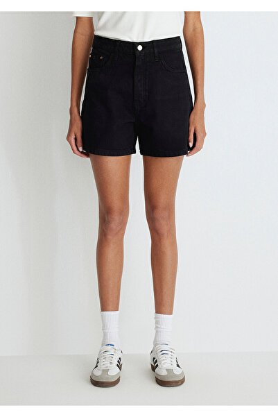Mavi Verna 90s Black Jean Shorts -1410059-87084
