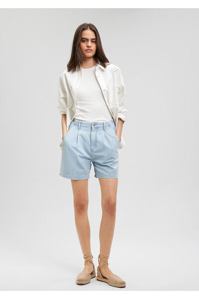 Mavi Pantaloni scurți Mandy Mediterranean albastru deschis 1410121 -87997