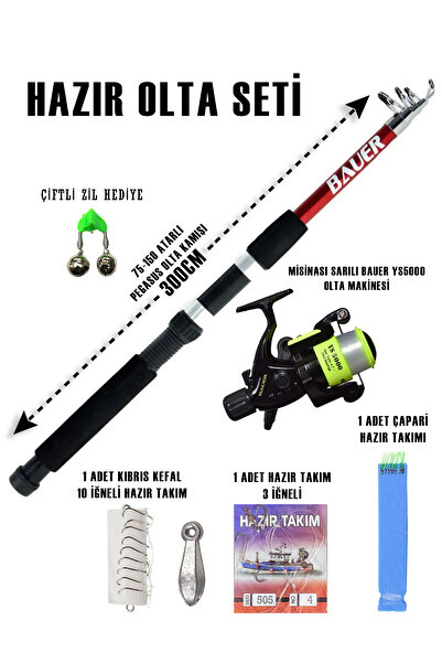 Savala Tam Takım Balık Tutturan Deniz Balık Avına Uygun Takım