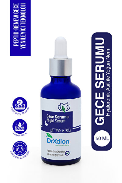 DrXdion Night Skin Care Serum Panthenol (B5), Intensive Moisturizing Night Fo...