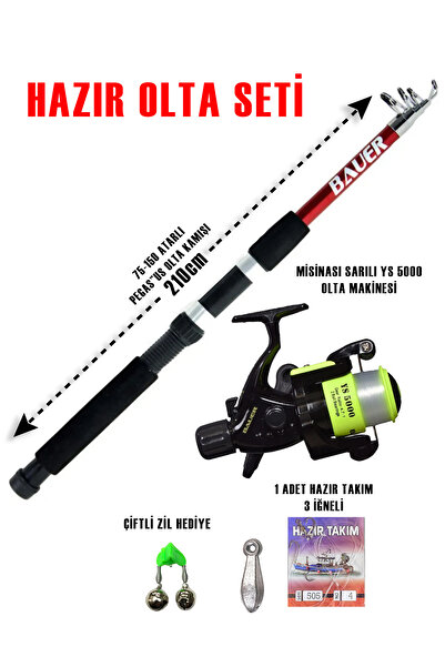 Genel Markalar ALASTOR Yetişkinler Için Tam Takım Kaliteli Olta Takımı Seti 5...