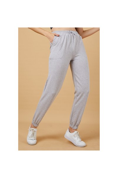 Generic Brand Women's Sweatpants with Elastic Waist and Leg Legs