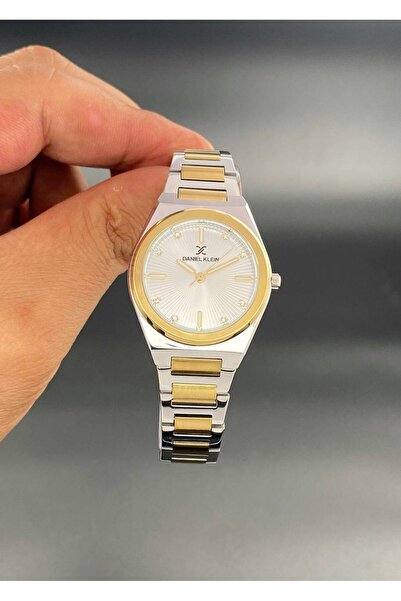 Daniel Klein Kadın Kol Saati Çelik kordon 3 ATM Su Geçirmez Gold Gümüş