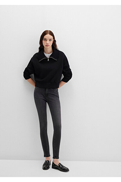 Mavi Tess M Girly Σκούρο Γκρι Τζιν Παντελόνι 100328 -86444