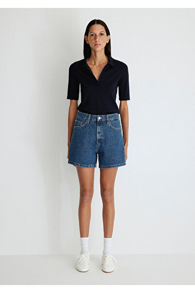 Mavi Verna 90s Shaded Deep Blue Jean σορτς 1410059-87080