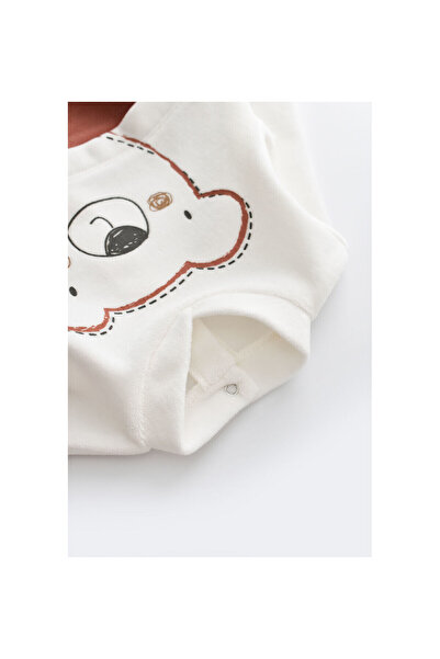 BabyCosy 2D2B Teddy Velvet Booties Jumpsuit