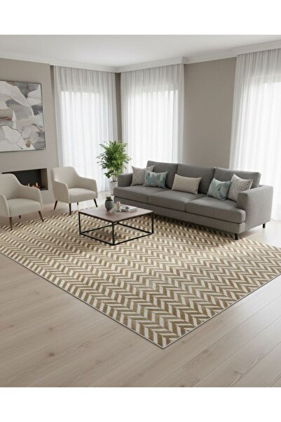 PELUŞ HALI MAKİNEDE YIKANABİLEN MODERN HALI YOLLUK