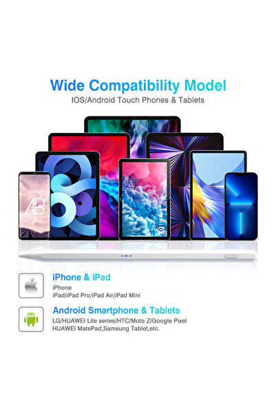 Fibaks Dokunmatik Kalem Tüm Cihazlara Uyumlu Tablet Kalemi Telefon Android Windows iOS Yazı Çizim Pen