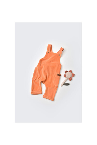 BabyCosy Кадифено бебешко боди с тиранти