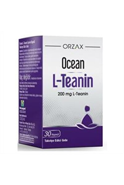 Orzax Ocean L-Teanin Takviye Edici Gıda 30 Kapsül