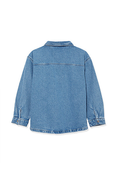 Mavi Bob 90s IndiGo Si Jean košile – široký střih oversize 6210000 -86709