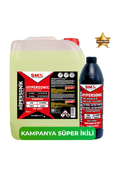 SMX HİPERSONİK - Dünyanın En Hızlı Temizleyicisi 5 KG + 750 ML