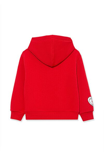 Mavi Bugs Bunny Printed Hooded Red Sweatshirt 7S10036-70471