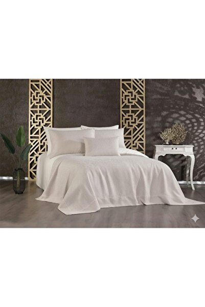 Vinaldi VNL BUTİK YATAK ÖRTÜSÜ ÇİFT KİŞİLİK PERA BEJ