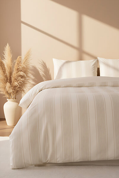 Rivaİstanbul Σετ Παπλωματοθήκη Nenas Mink Διπλό 4 Τεμάχια 100% Βαμβάκι