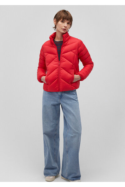 Mavi Stand Collar Red Puffer Coat 110698-70468