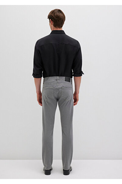 Mavi Marcus Black Dark Gray Gabardine Trousers 0035182453