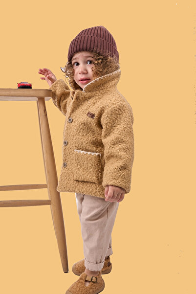 Mumenim Waterproof and Windproof Baby Plush Coat - Lined Inside, Warm Baby Winter Coat for Girls and Boys