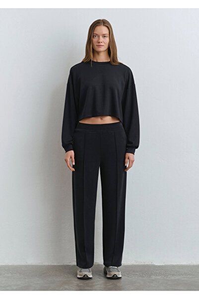 Mavi Μαύρο φούτερ Crew Neck 1s10061-900