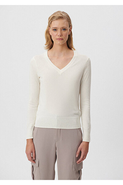 Mavi Beyaz Kazak Slim Fit / Dar Kesim 1710400-70057