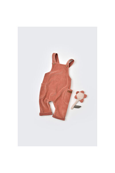 BabyCosy Strappy Salopet Velvet Baby Jumpsuit