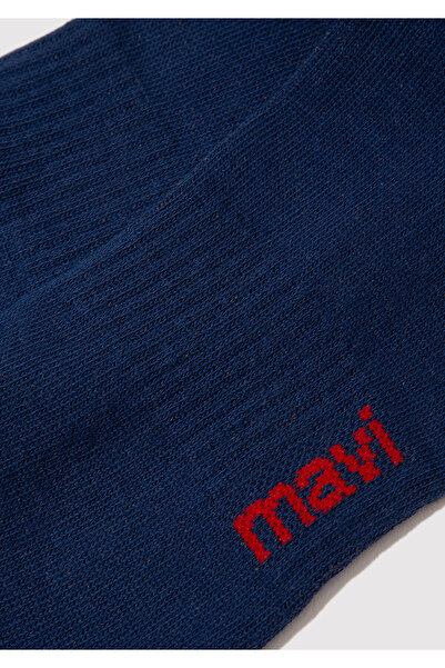Mavi Navy Blue Logo Printed Socks - 0911160 -34961