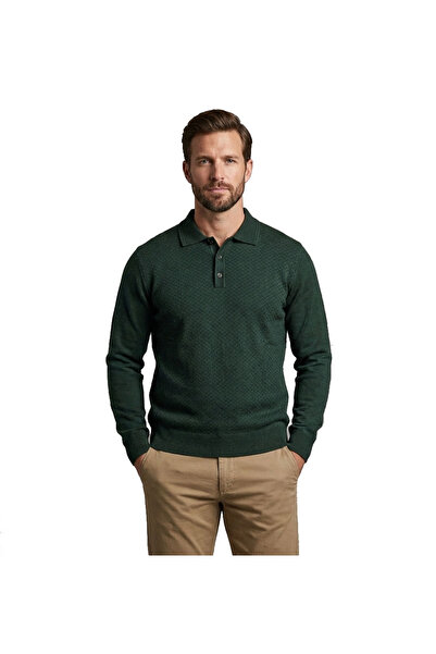 dcn giyim 1985 Fire Steel Knitted Patterned Sweater-10233