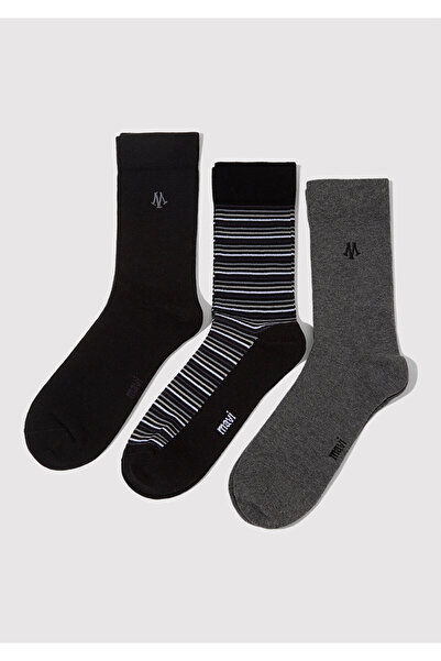 Mavi 3 Pack M Logo Printed Socks 0911172-900