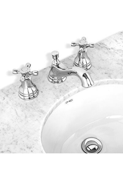 Maison Mex Baterie lavoar cu 2 manere, DAHLIA, L.27.3 l.19.2 H.10.6 cm, cromat