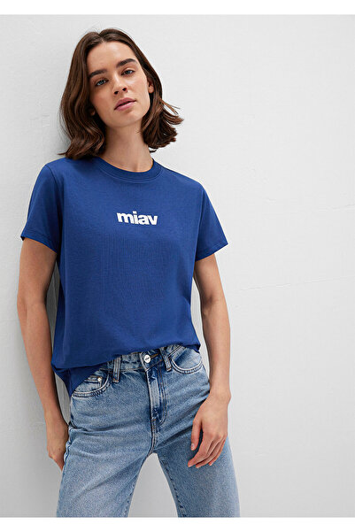 Mavi Μπλουζάκι Miav Printed Navy Blue Regular Fit / Normal Cut 1610622-70722