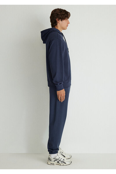 Mavi Marineblaues Kapuzensweatshirt – Mvjns-Logodruck, 0611786 - 70490