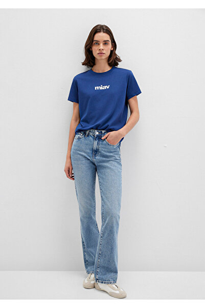 Mavi Μπλουζάκι Miav Printed Navy Blue Regular Fit / Normal Cut 1610622-70722