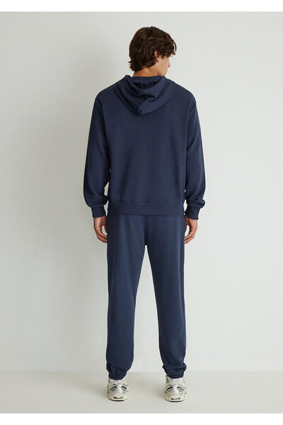 Mavi Marineblaues Kapuzensweatshirt – Mvjns-Logodruck, 0611786 - 70490