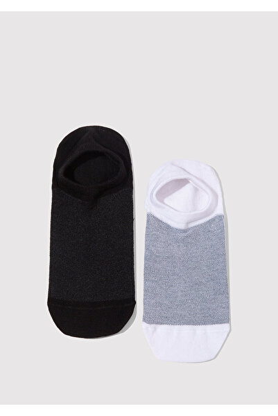 Mavi Black Striped and Ballerina Socks Set - 0910517 -620