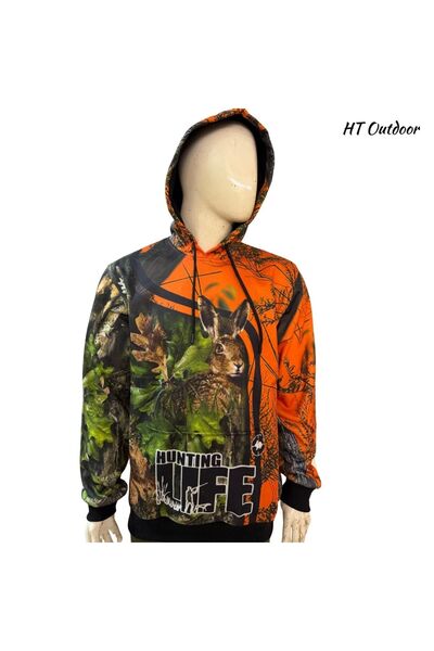 HT Outdoor Φούτερ με σχέδιο κουνελιού Hunter Fleece