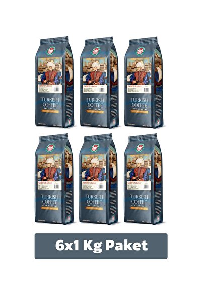 Mare Mosso Caffe ê Vendite Nitelikli Türk Kahvesi 6X1 Kg. (ÇEKİRDEK)