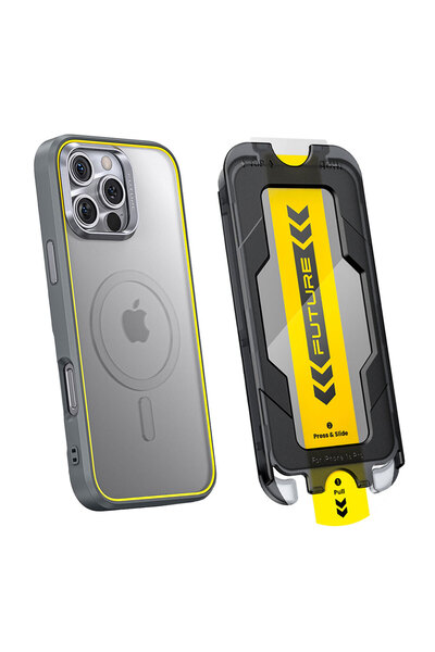 Aohi The Future Iphone 16 Pro Kılıfı Natural Titanium, Tam Kaplayan Kırılmaz ...