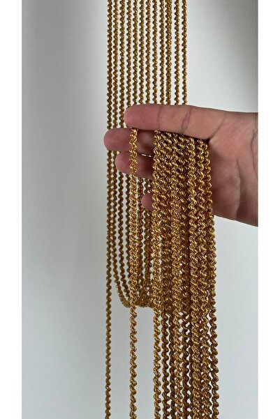 ARIKAN HOME Sarı-gümüş Renk Simli Bukle Ip Serisi Yüksek Kalite Dokuma Özel Ölçü Ip Perde