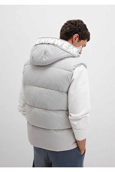 Mavi Hooded Light Gray Puffer Vest Regular Fit / Normal Cut 0110089-70075