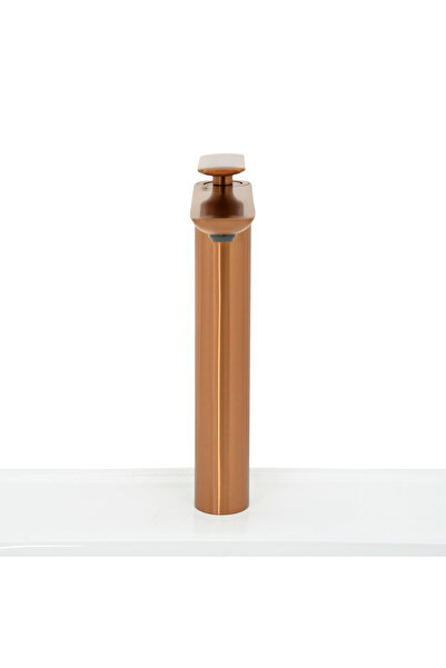 Maison Mex Tall washbasin mixer, MOONI, L.13.7 H.28.8 cm, brushed gold