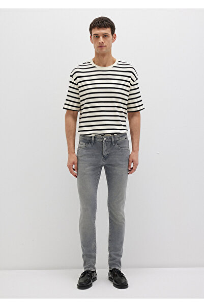 Mavi Kvnç Schwarze hellgraue Jeanshose 001070-83703