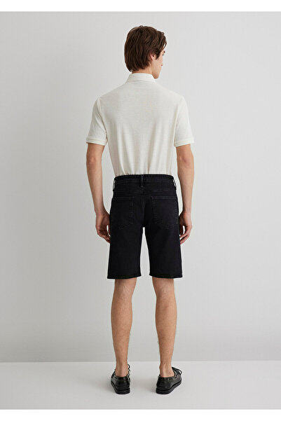 Mavi Brian Street Dark Gray Jean Shorts 0418484559