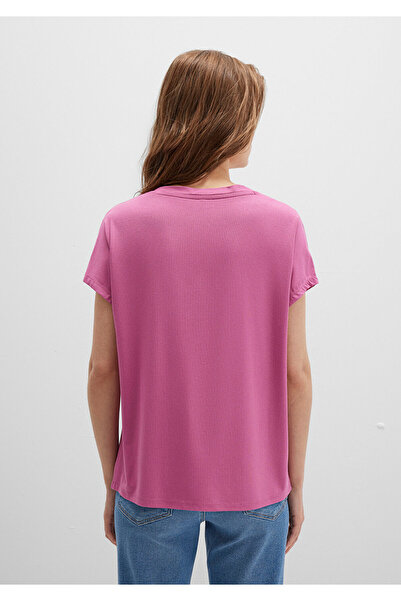 Mavi Ροζ μπλουζάκι με λαιμόκοψη με λαιμόκοψη - κανονική εφαρμογή167714-70955